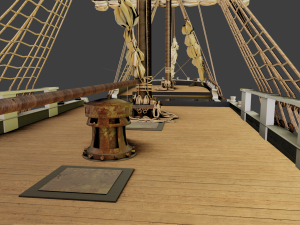 Aleksander class frigate Ship 3D Modell