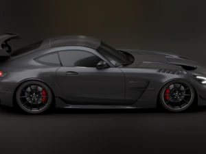Mercedes-Benz GT R - Black Variant 3D Model