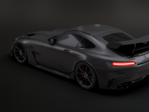Mercedes-Benz GT R - Black Variant 3D Model