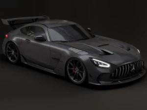 Mercedes-Benz GT R - Black Variant 3D Model