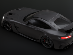 Mercedes-Benz GT R - Black Variant 3D Model