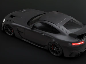 Mercedes-Benz GT R - Black Variant 3D Model