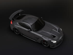 Mercedes-Benz GT R - Black Variant 3D Model