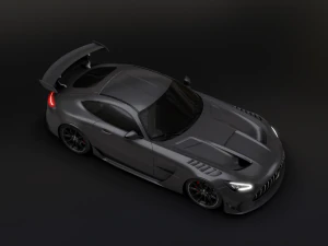 Mercedes-Benz GT R - Black Variant 3D Model