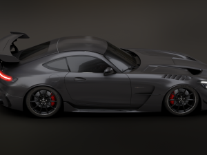 Mercedes-Benz GT R - Black Variant 3D Model