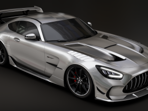 Mercedes-Benz GT R - Silver Variant 3D Model