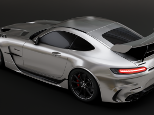 Mercedes-Benz GT R - Silver Variant 3D 模型