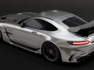 Mercedes-Benz GT R - Silver Variant 3D Model
