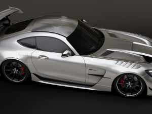 Mercedes-Benz GT R - Silver Variant 3D 模型