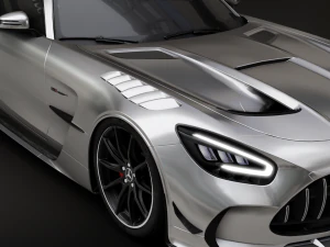 Mercedes-Benz GT R - Silver Variant 3D Model