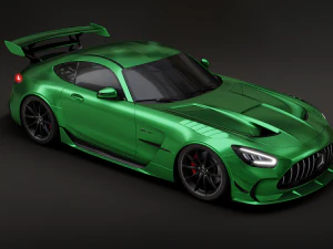 Mercedes-Benz GT R - Silver Variant 3D Model