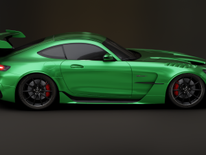 Mercedes-Benz GT R - Silver Variant Model 3D