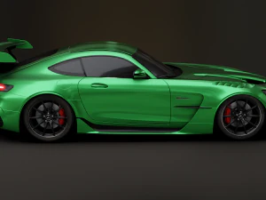 Mercedes-Benz GT R - Silver Variant 3D Model