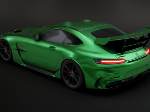 Mercedes-Benz GT R - Silver Variant Model 3D