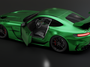 Mercedes-Benz GT R - Silver Variant Model 3D
