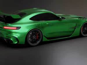Mercedes-Benz GT R - Silver Variant 3D Model