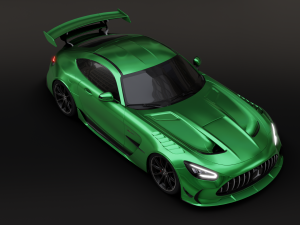 Mercedes-Benz GT R - Silver Variant Model 3D