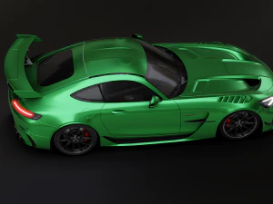 Mercedes-Benz GT R - Silver Variant 3D Model