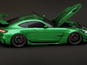 Mercedes-Benz GT R - Silver Variant 3D Model