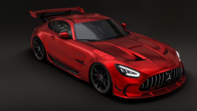Mercedes-Benz GT R - Red Variant Modèle 3D .c4d .max .obj .3ds .fbx .stl .blend 