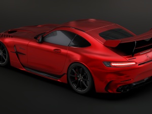 Mercedes-Benz GT R - Red Variant Modèle 3D