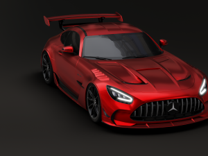 Mercedes-Benz GT R - Red Variant Modèle 3D