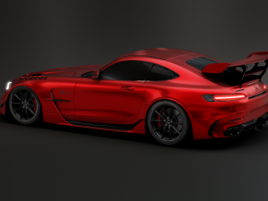 Mercedes-Benz GT R - Red Variant Modèle 3D