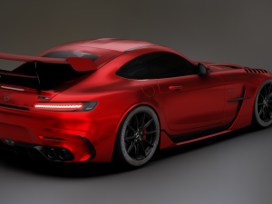 Mercedes-Benz GT R - Red Variant Modèle 3D