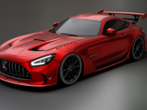 Mercedes-Benz GT R - Red Variant Modèle 3D