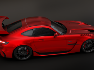 Mercedes-Benz GT R - Red Variant Modèle 3D