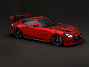 Mercedes-Benz GT R - Red Variant Modèle 3D