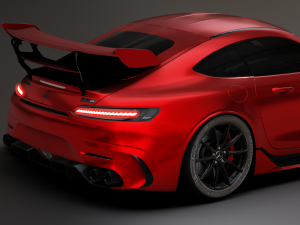 Mercedes-Benz GT R - Red Variant Modèle 3D