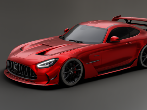 Mercedes-Benz GT R - Red Variant Modèle 3D