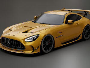 Mercedes-Benz GT R - Yellow Variant 3D मॉडल