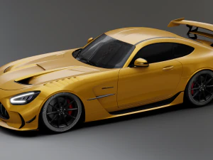 Mercedes-Benz GT R - Yellow Variant 3D Model