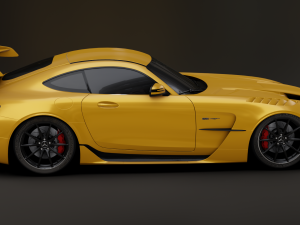 Mercedes-Benz GT R - Yellow Variant 3D मॉडल