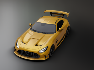 Mercedes-Benz GT R - Yellow Variant 3D मॉडल