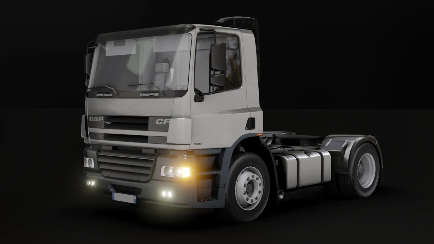 DAF CF 75 4x2 26 TONNE Truck - Animated 3D Model .c4d .max .obj .3ds .fbx .stl .blend 