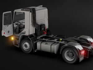 DAF CF 75 4x2 26 TONNE Truck - Animated 3D Model