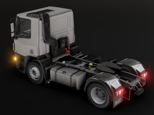 DAF CF 75 4x2 26 TONNE Truck - Animated 3D Model