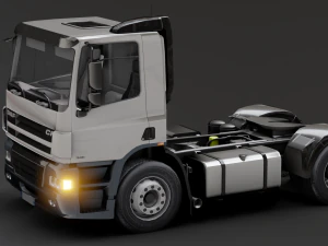 DAF CF 75 4x2 26 TONNE Truck - Animated 3D Model