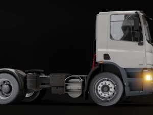 DAF CF 75 4x2 26 TONNE Truck - Animated 3D Model