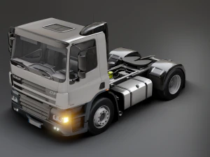 DAF CF 75 4x2 26 TONNE Truck - Animated 3D Model
