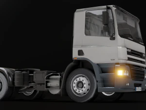 DAF CF 75 4x2 26 TONNE Truck - Animated 3D Model