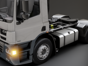 DAF CF 75 4x2 26 TONNE Truck - Animated 3D Model