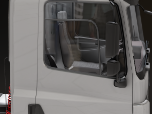 DAF CF 75 4x2 26 TONNE Truck - Animated 3D Model
