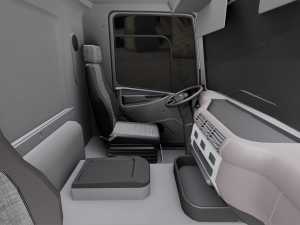 DAF CF 75 4x2 26 TONNE Truck - Animated 3D Model