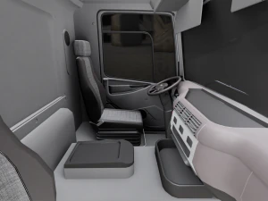 DAF CF 75 4x2 26 TONNE Truck - Animated 3D Model
