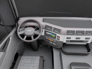 DAF CF 75 4x2 26 TONNE Truck - Animated 3D Model