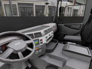 DAF CF 75 4x2 26 TONNE Truck - Animated 3D Model